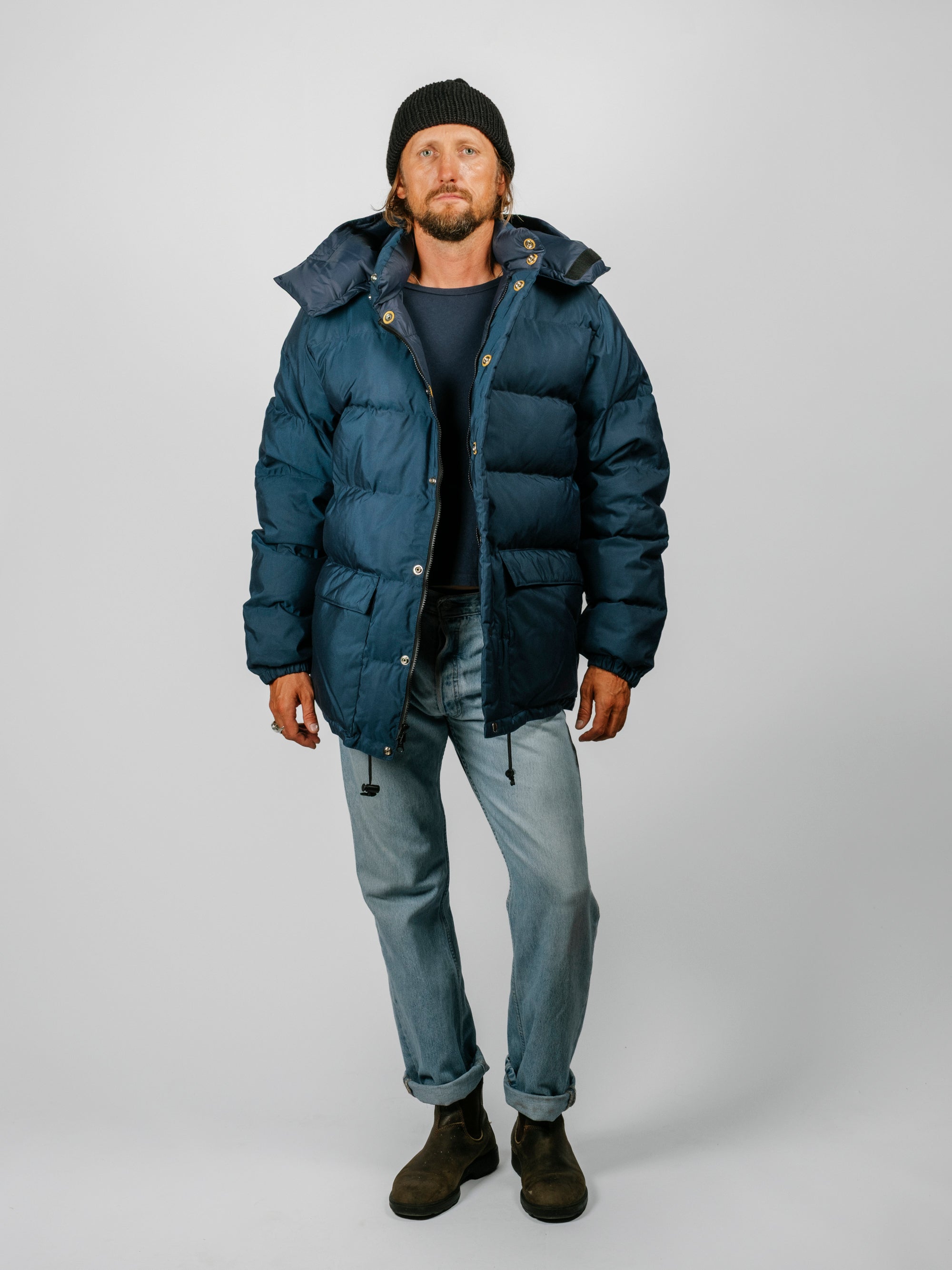 Classico Down Parka | Navy
