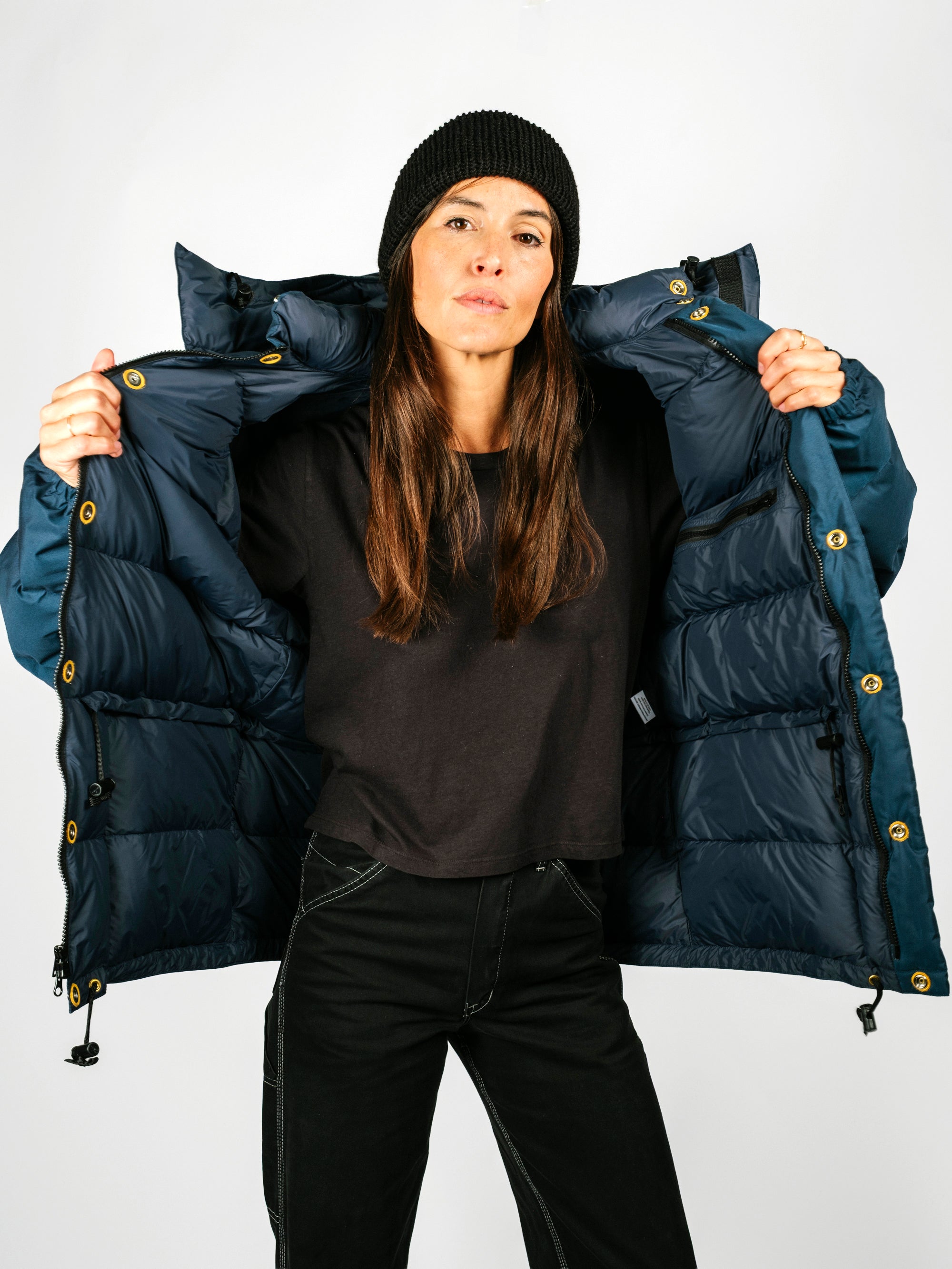 Classico Down Parka | Navy