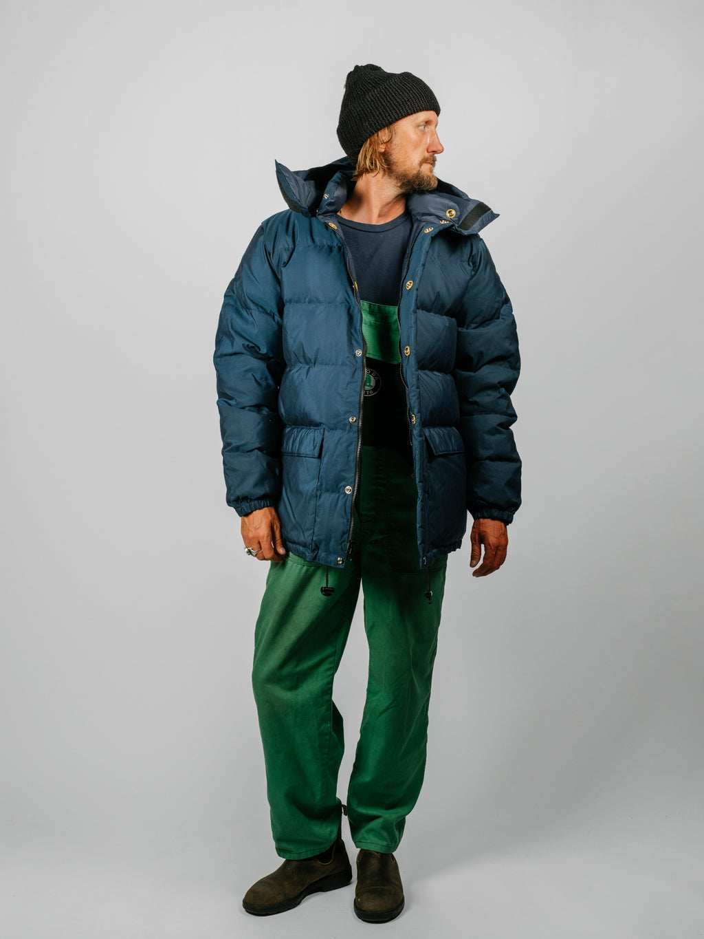 Classico Down Parka | Navy