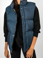 Down Italian Vest | Navy