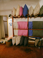 Organic Cotton Percale Bedding | Needle Stripes