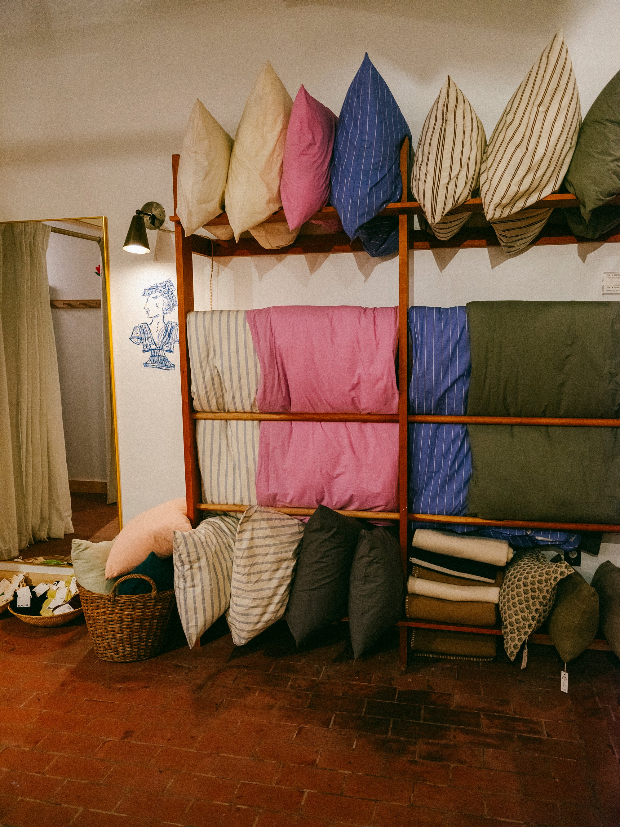 Organic Cotton Percale Bedding | Needle Stripes