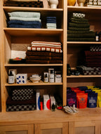 Organic Cotton Lake House Stripe Towels | Fuyu & Chalk