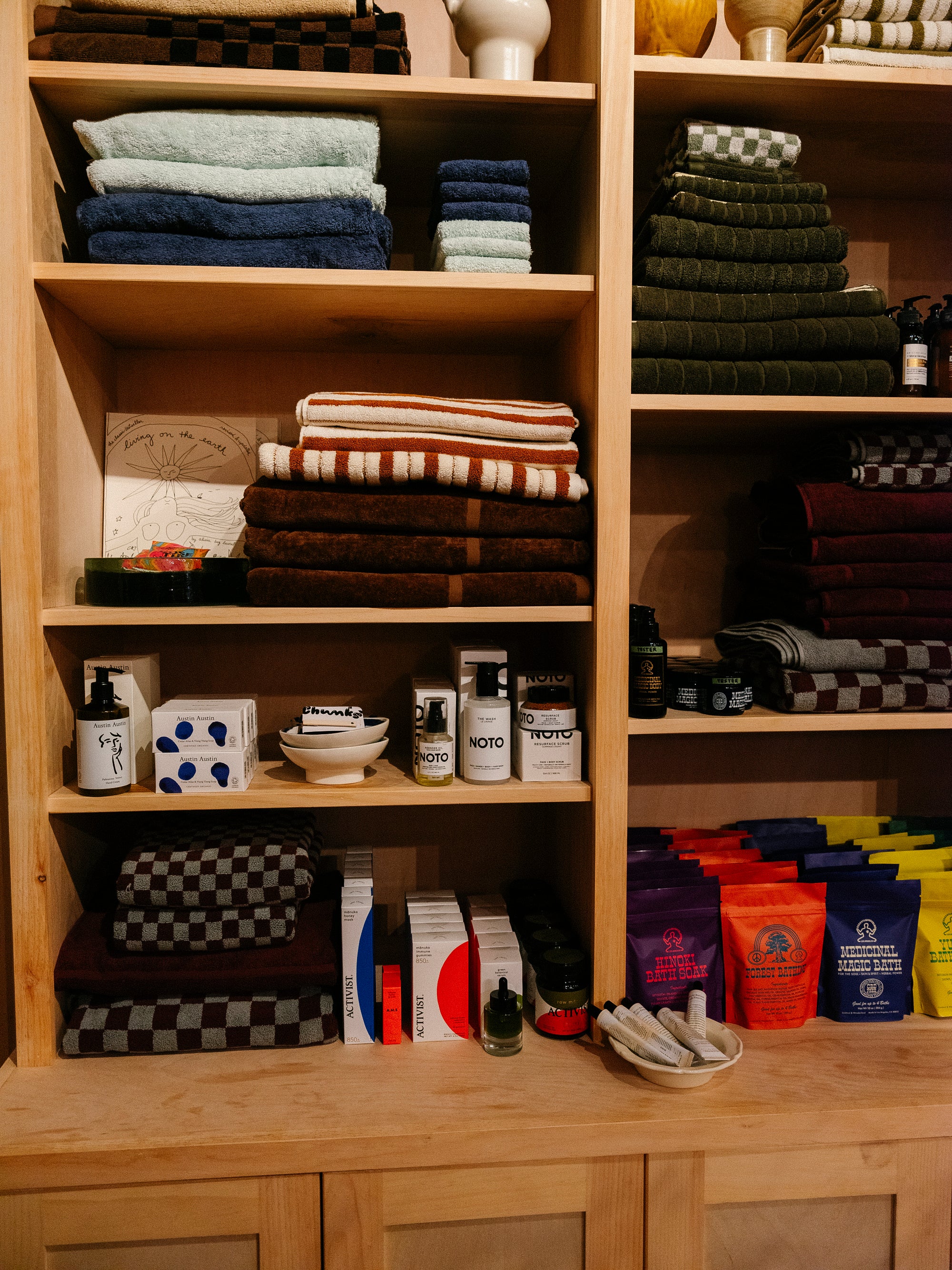 Organic Cotton Towels & Bath Mat | Navy