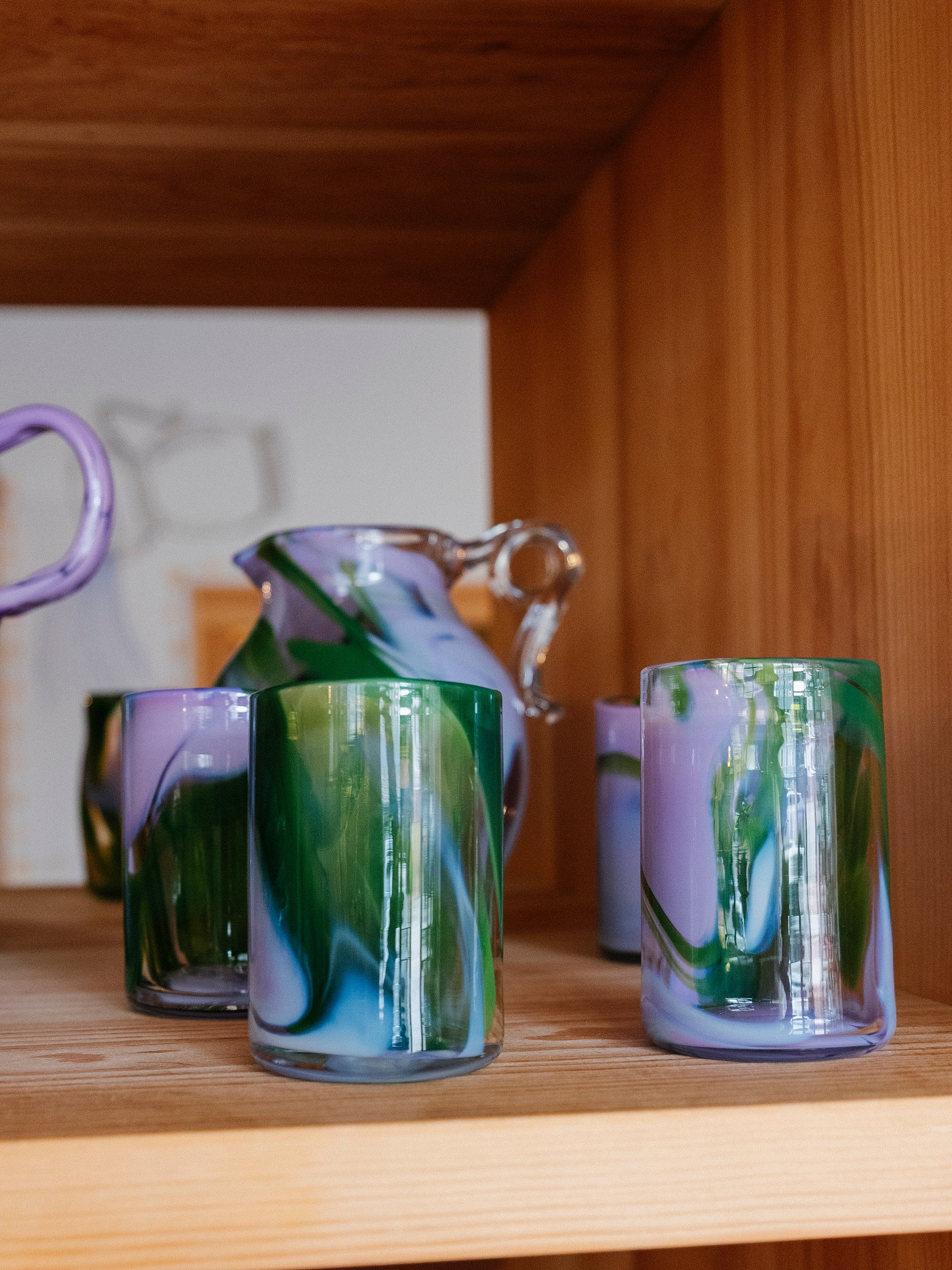 Hand Dyed Glass | 3 Colors