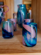 Hand Dyed Glass | 3 Colors