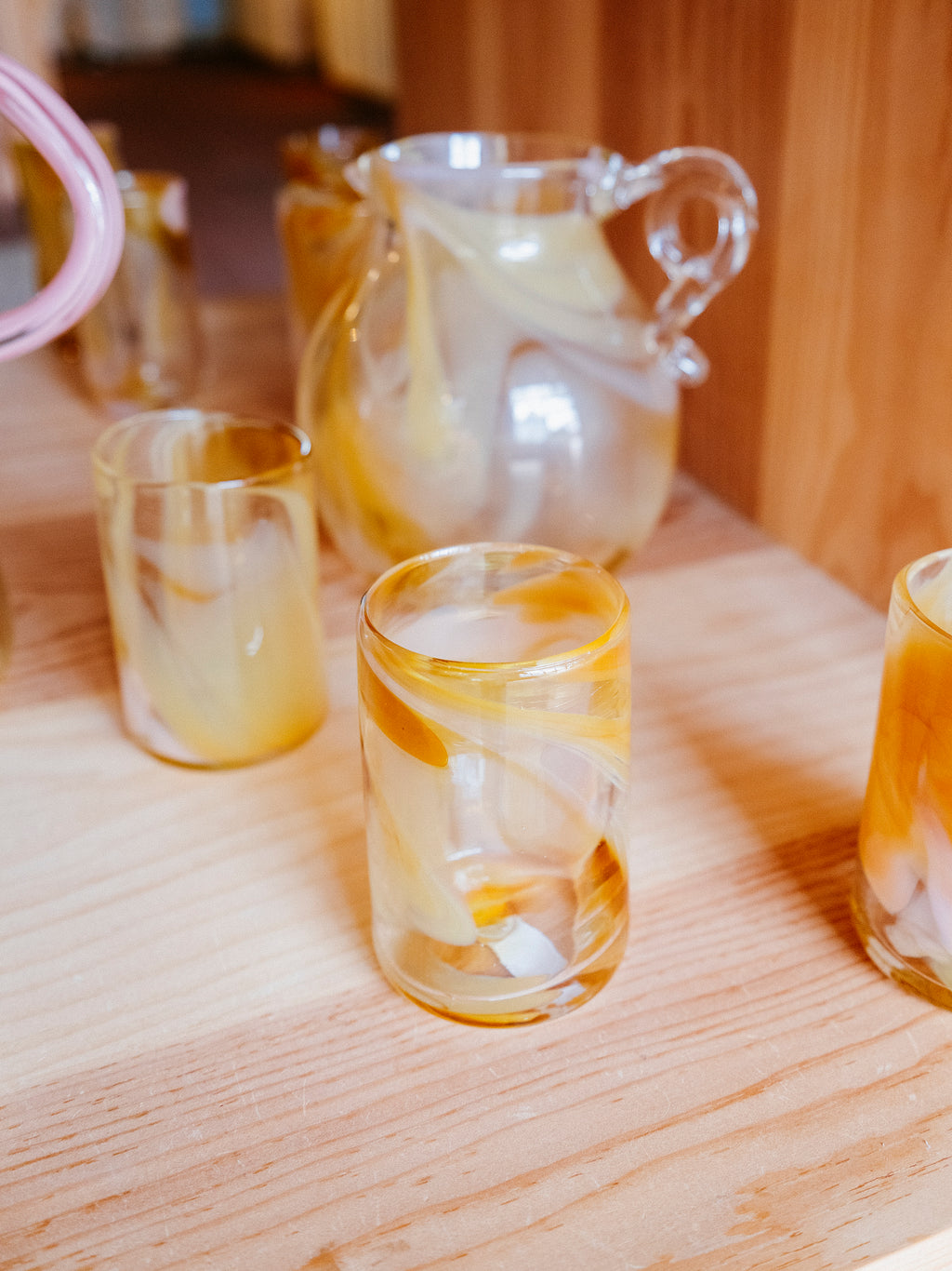 Hand Dyed Glass | 3 Colors