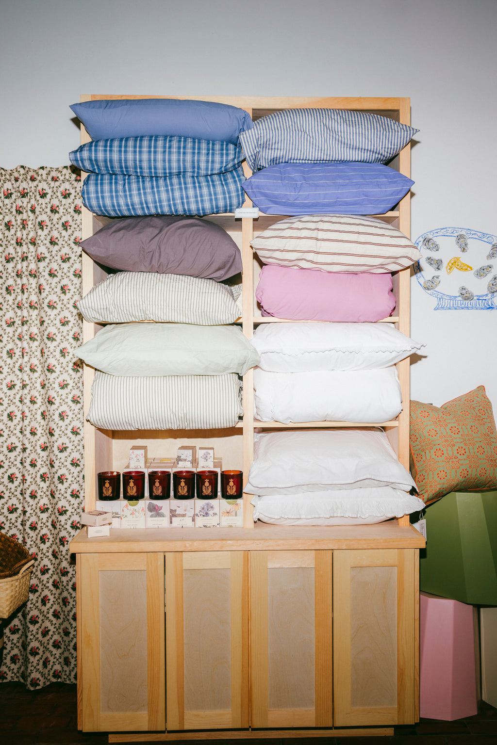 Organic Cotton Broderie Anglaise Pillow Sham | Odette