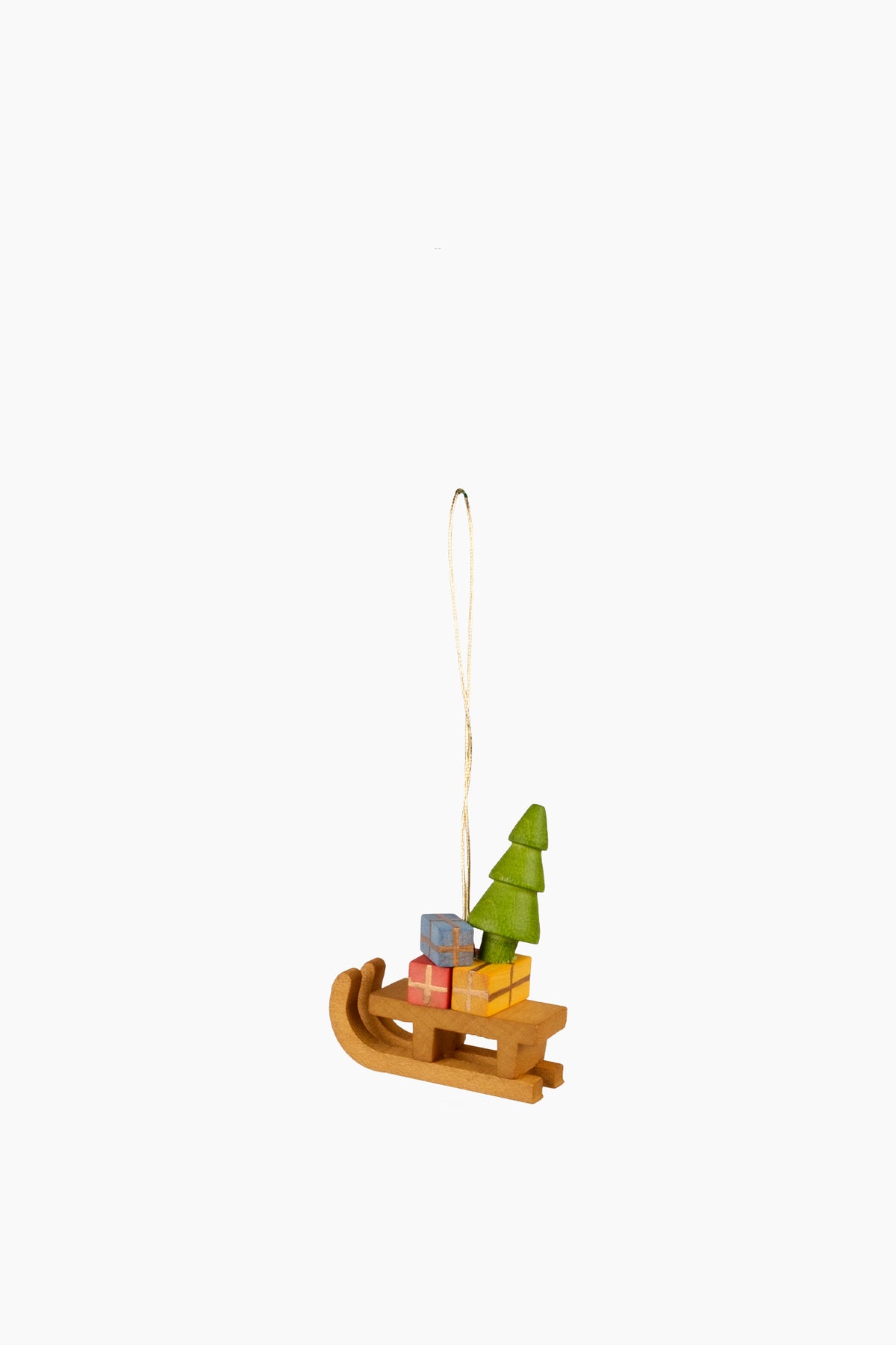 Wooden Sled Ornaments