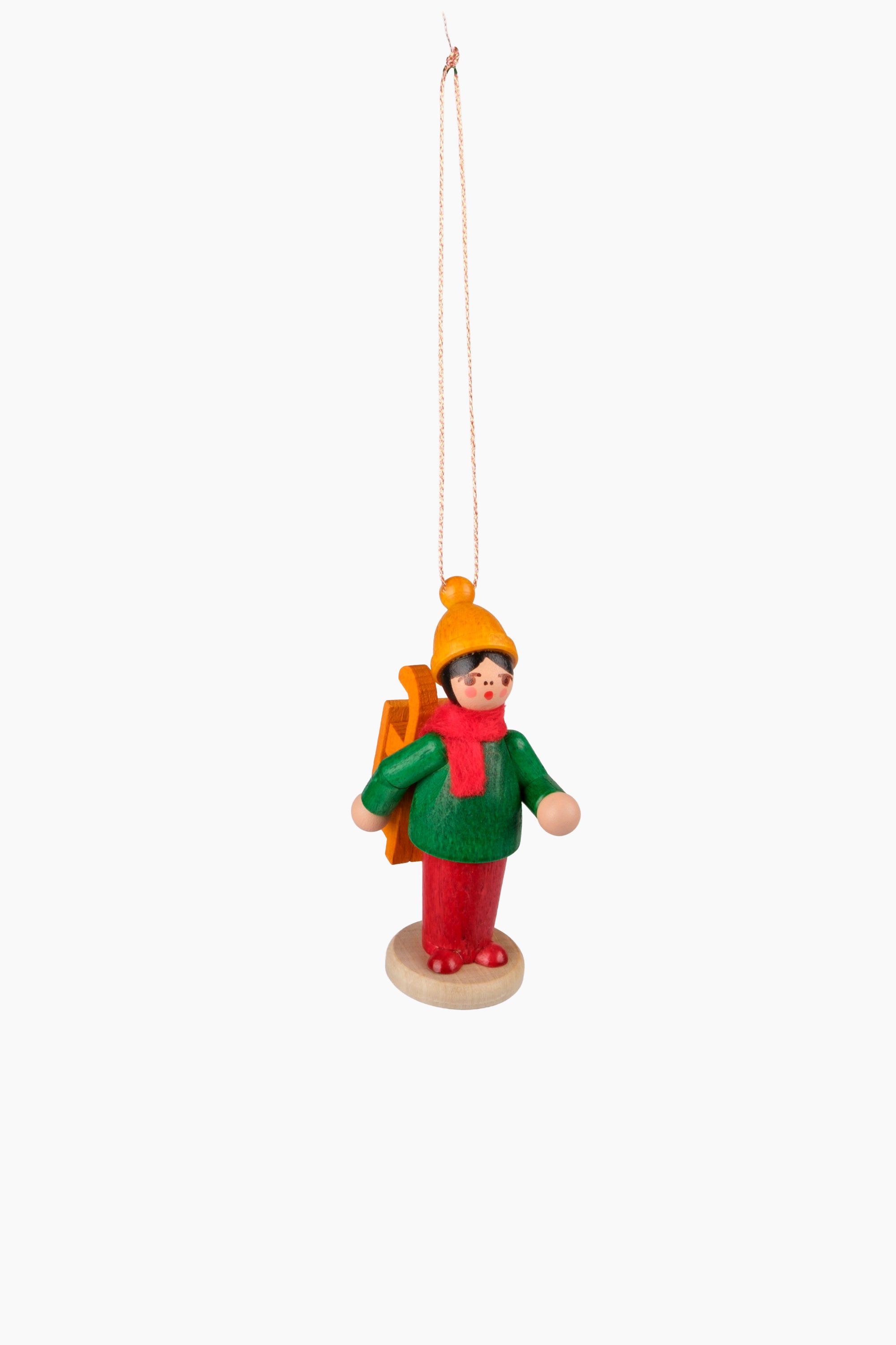 Wooden Winter Children Ornaments