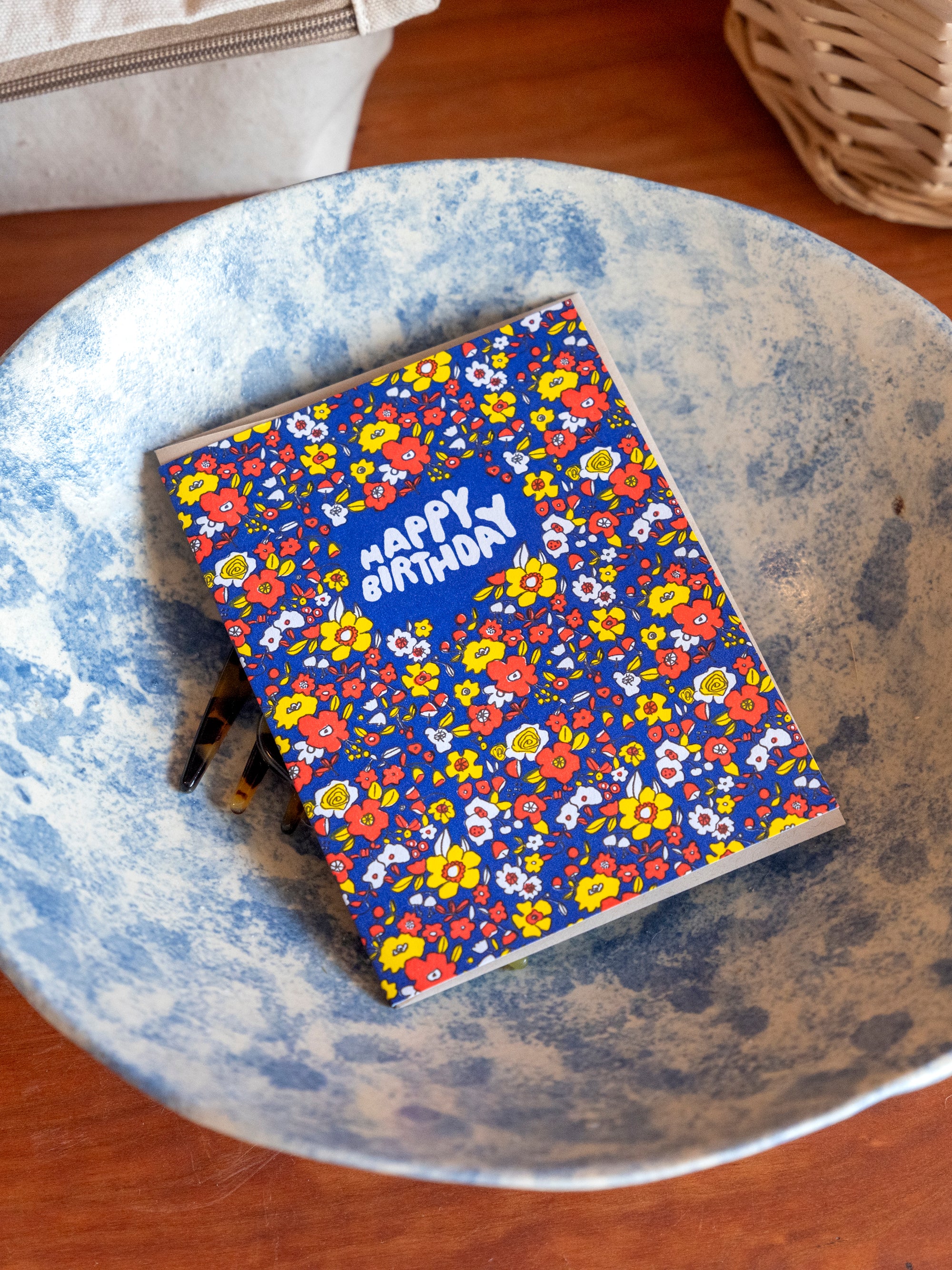 Calico Happy Birthday Card