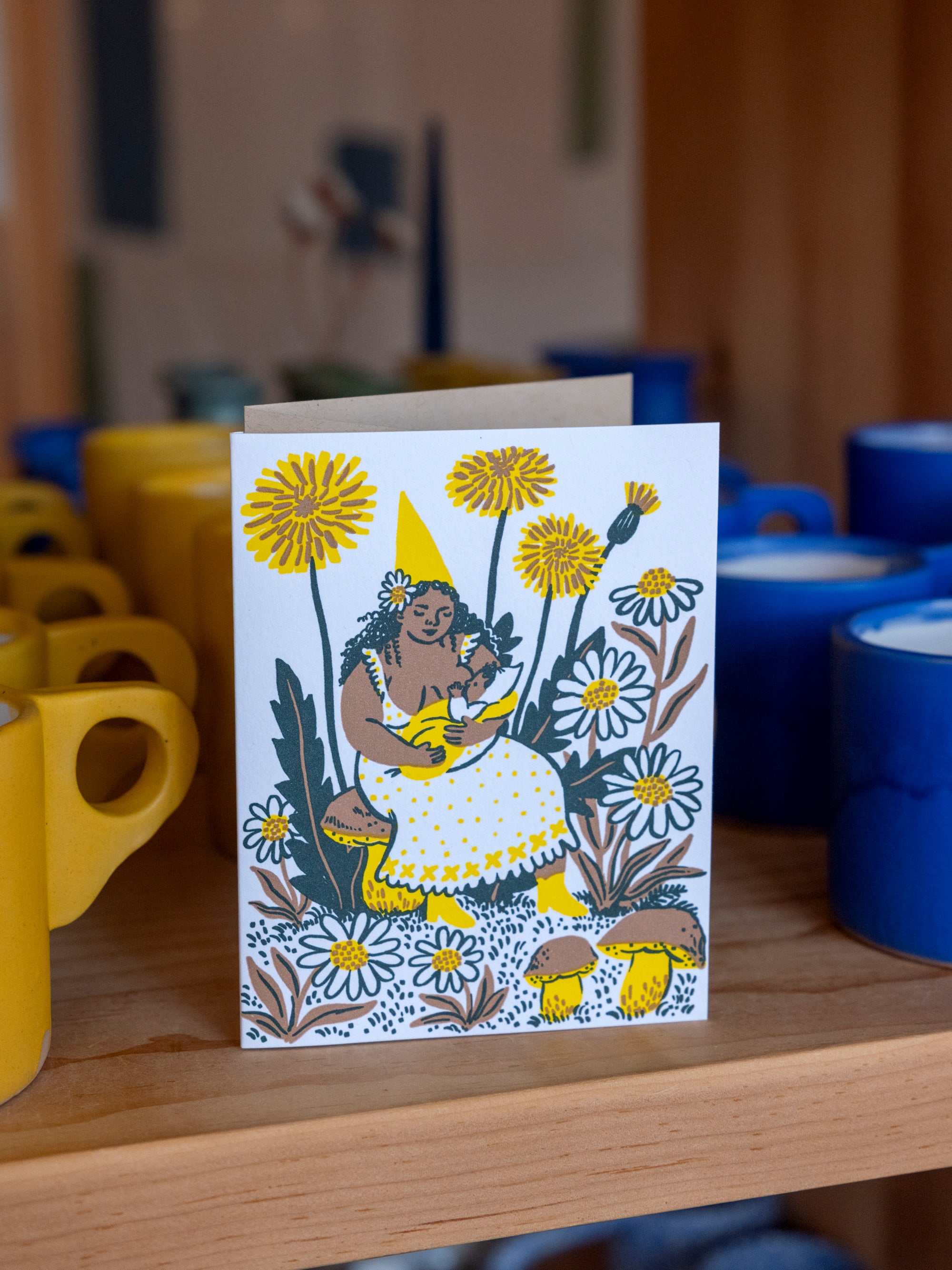 Dandelion Baby Card