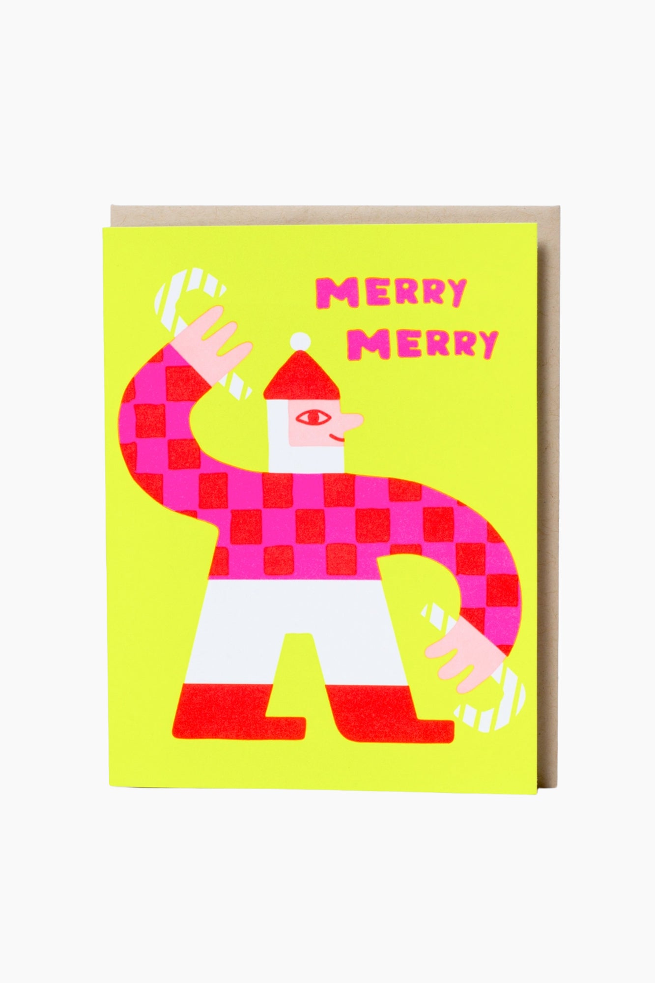 Dancing Santa Holiday Card