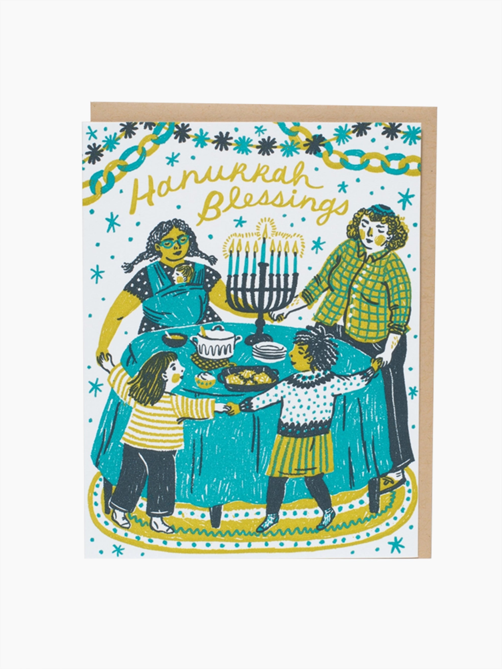Hanukkah Blessings Card