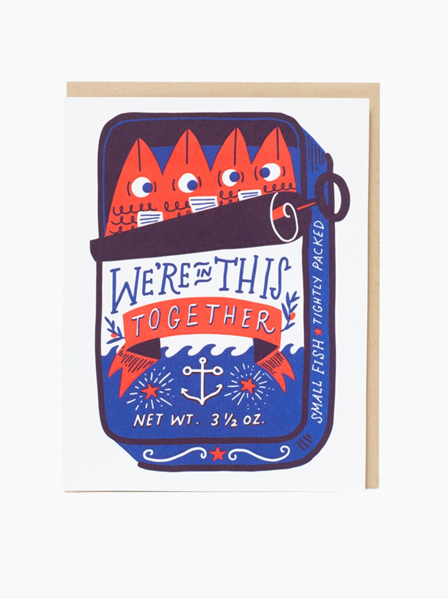 Sardines Friendship Card