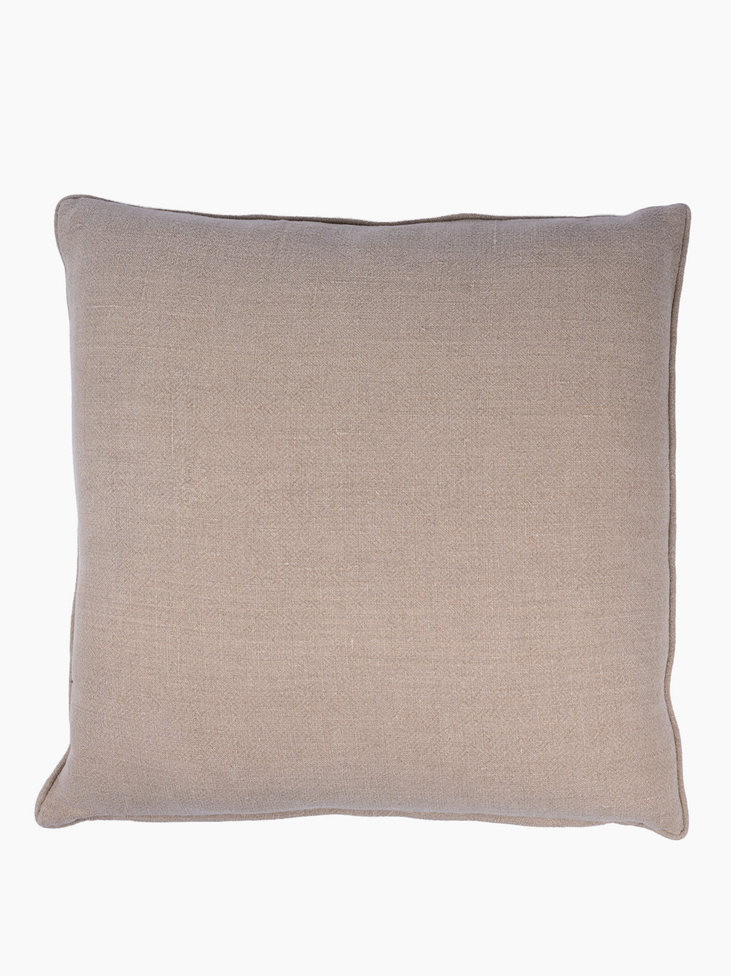 Mour Hand Block Printed Linen Pillow | Teal