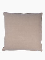 Mour Hand Block Printed Linen Pillow | Teal