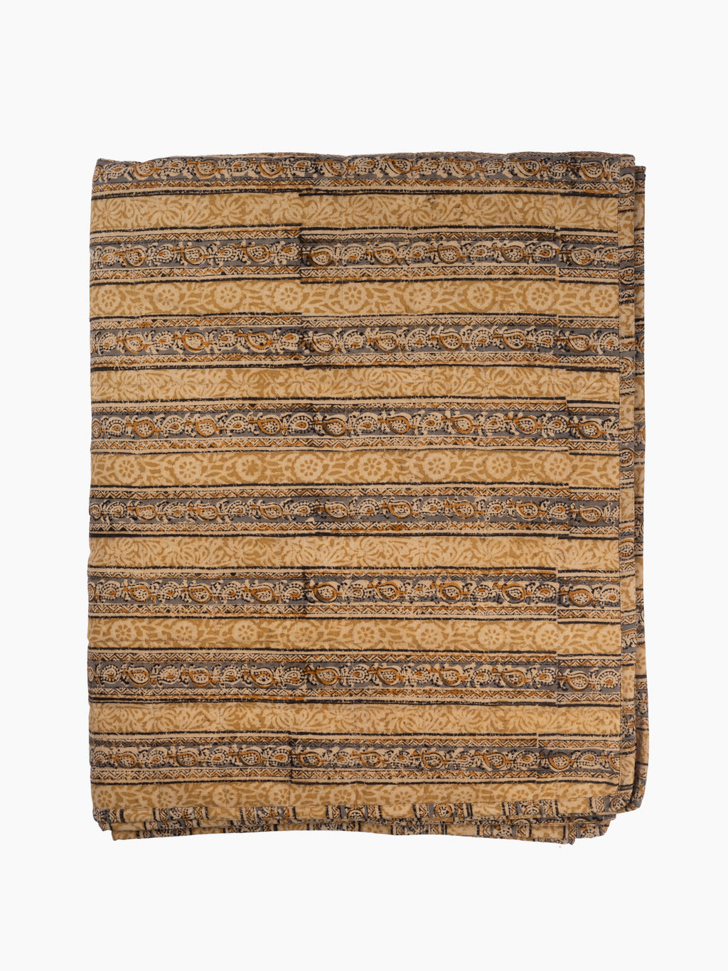 Anika Hand Block Printed Coverlet | Amalfi