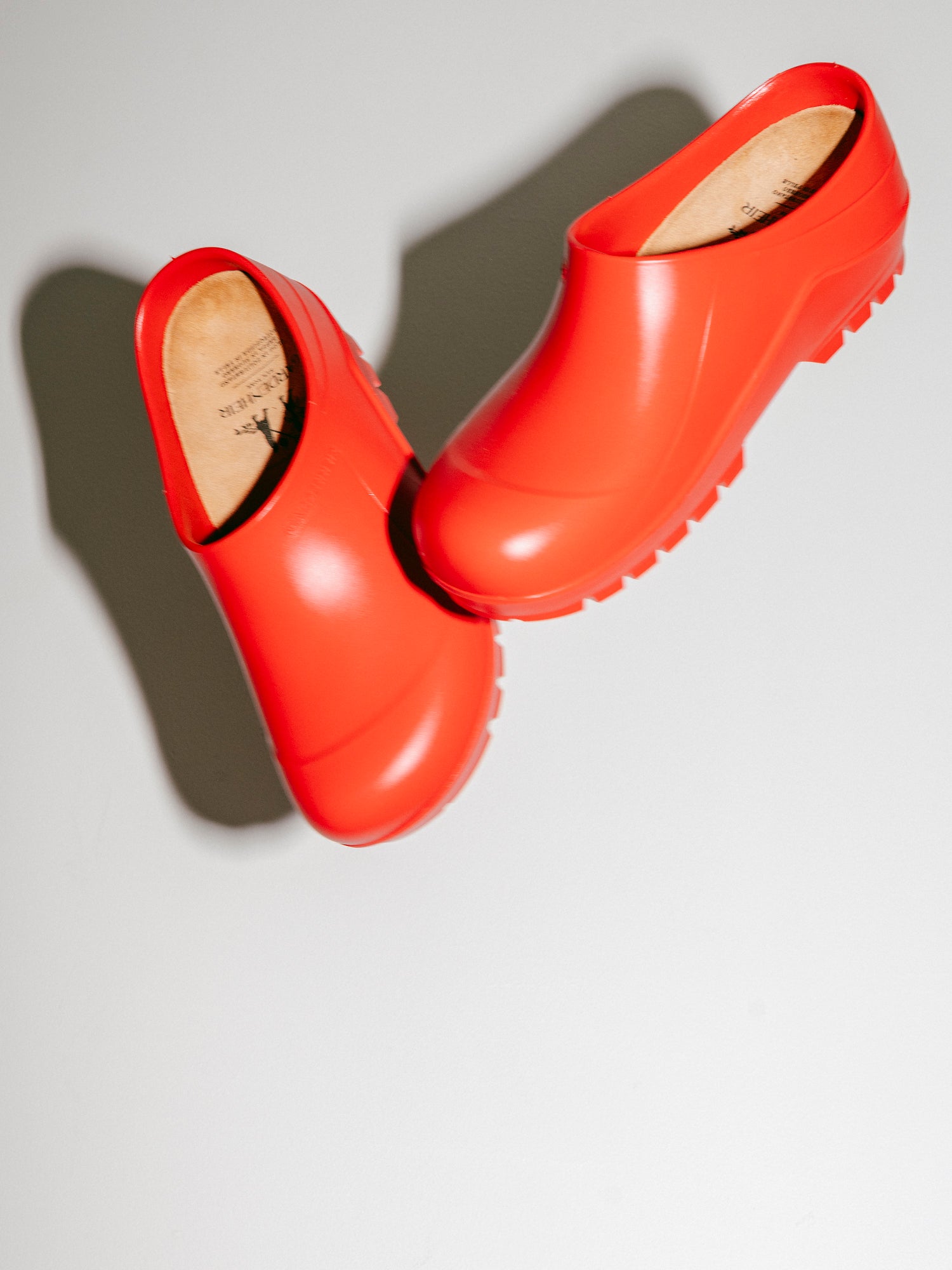 Italian Red Garden Clogs