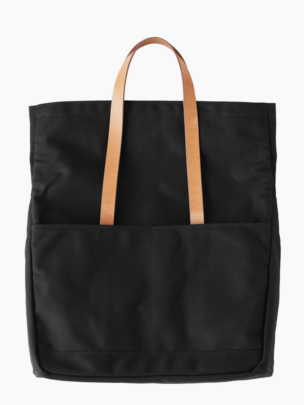 Canvas and Leather Fold Weekender | Black