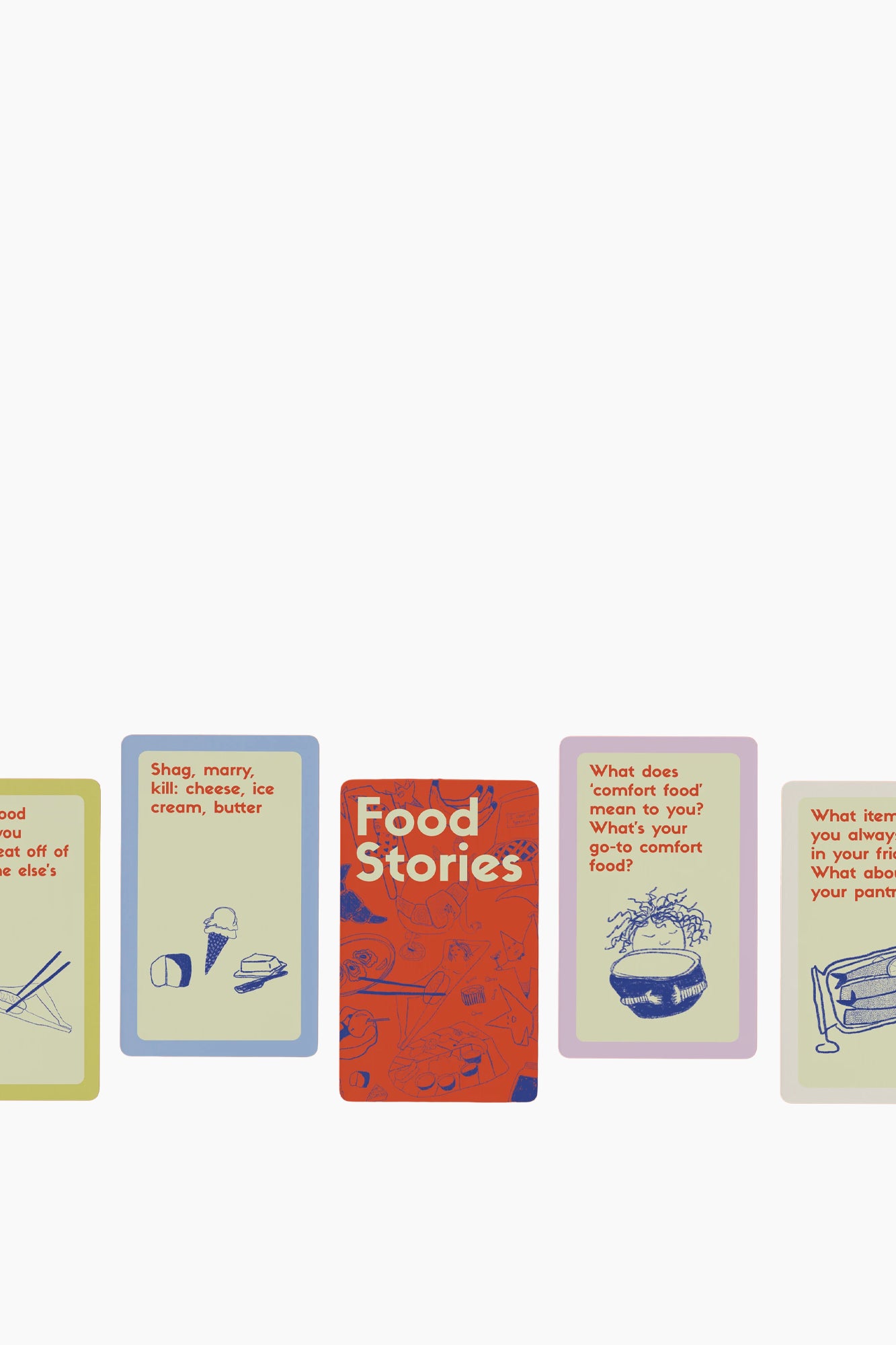 Food Stories Conversation Card Deck