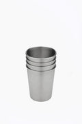 Set of 4 Stainless Steel Toddler Cups