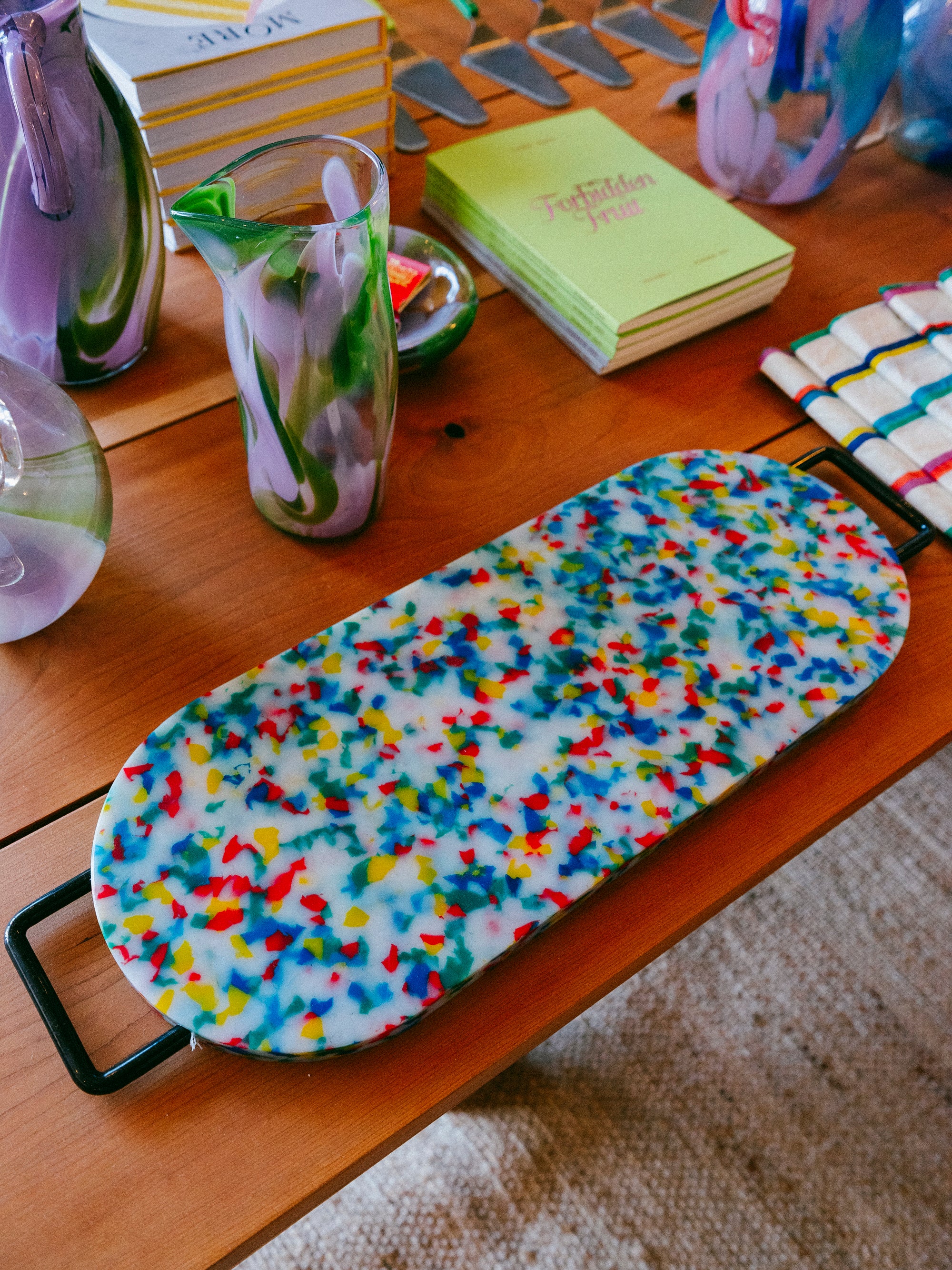 Oval Cutting Board | Confetti