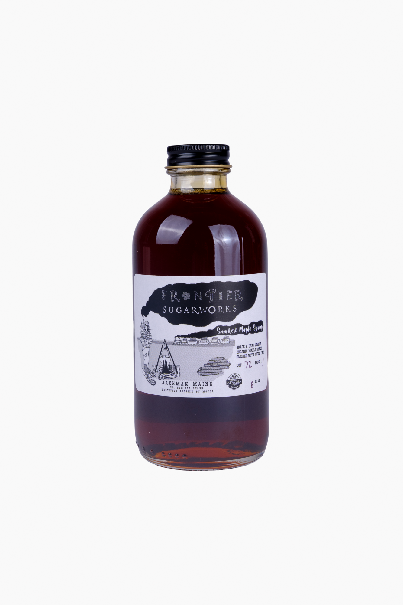 Organic Half Pint Smoked Maple Syrup