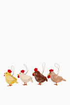 Felt Chicken Ornament
