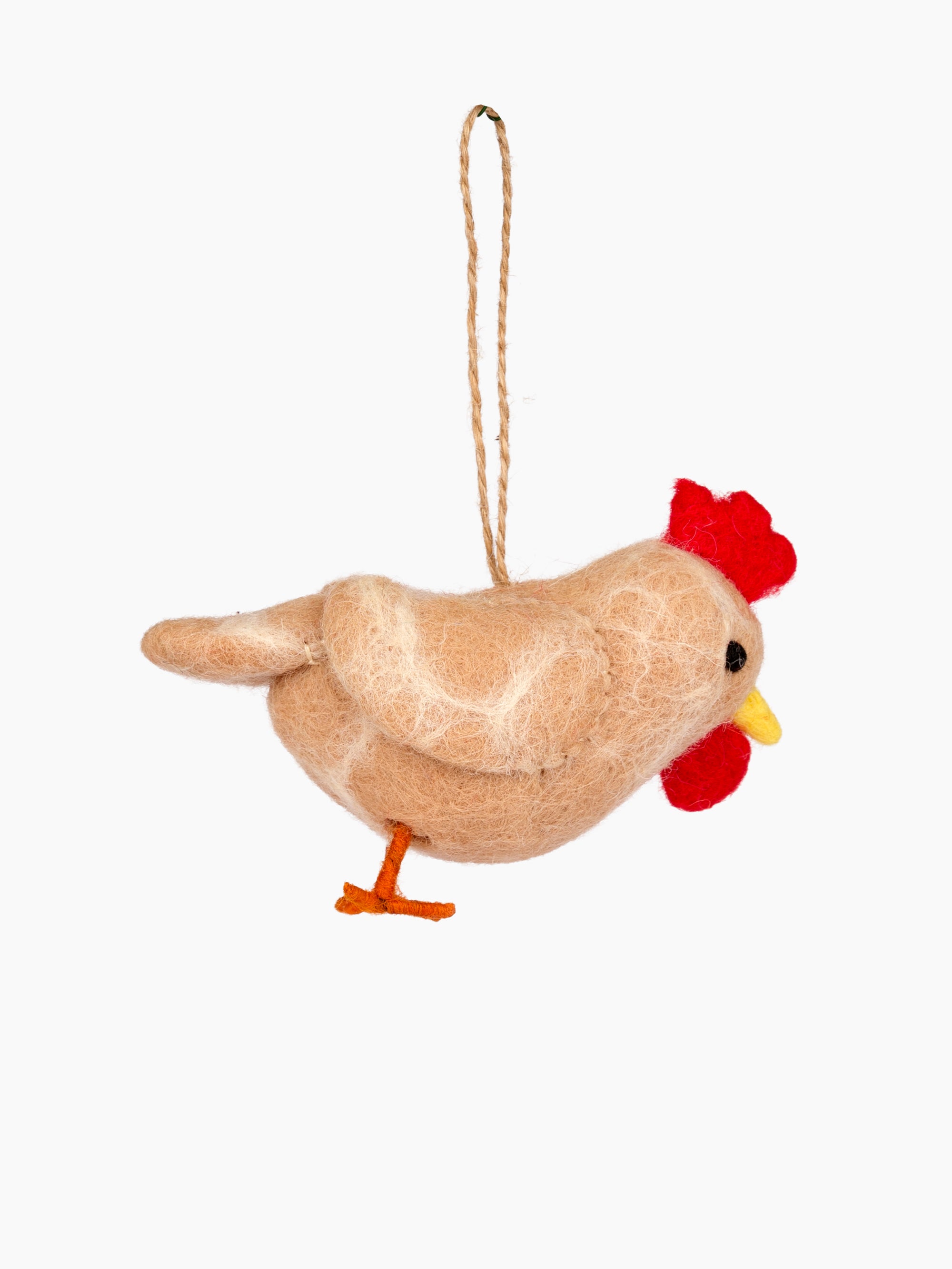 Felt Chicken Ornament