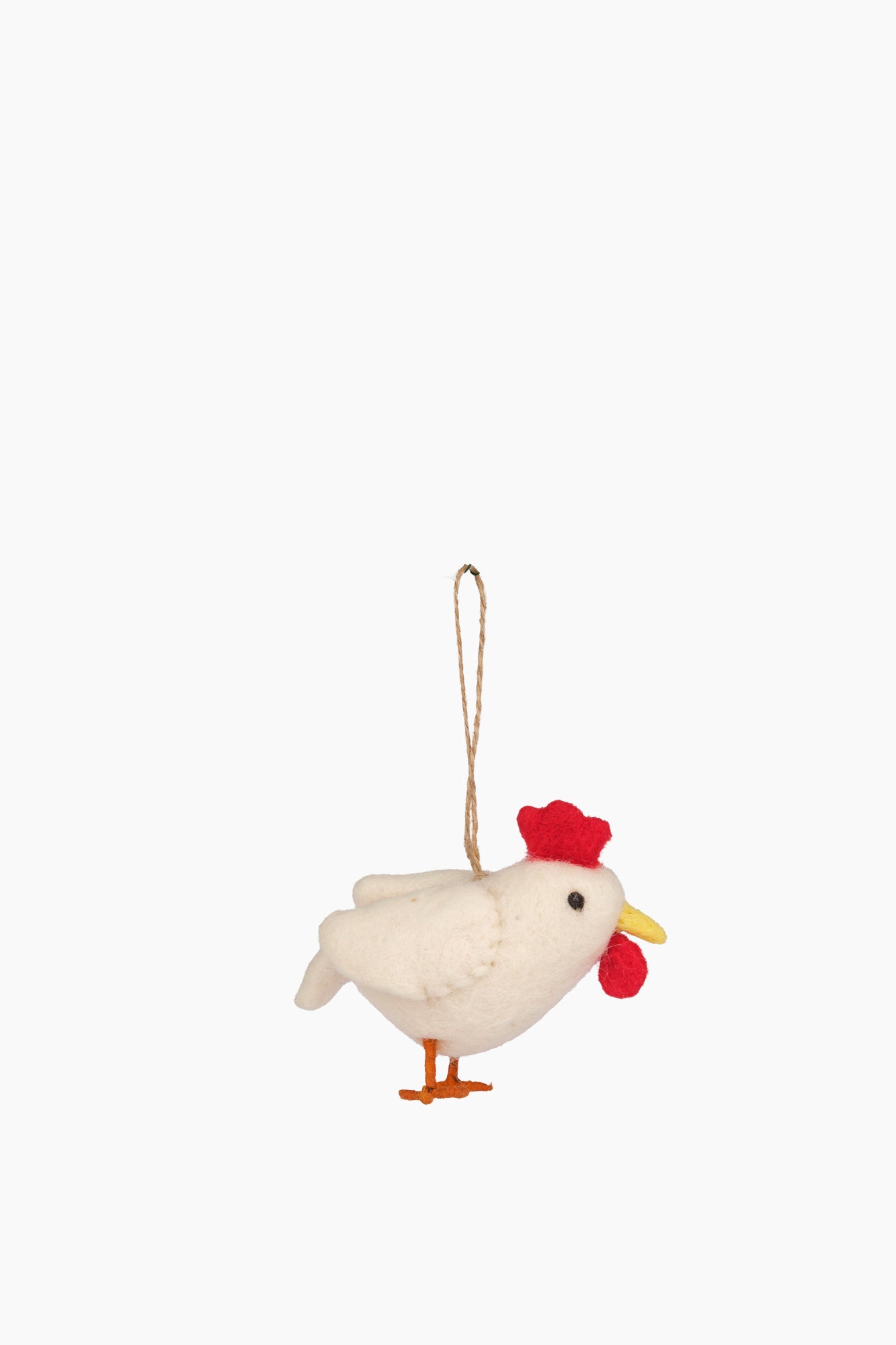 Felt Chicken Ornament