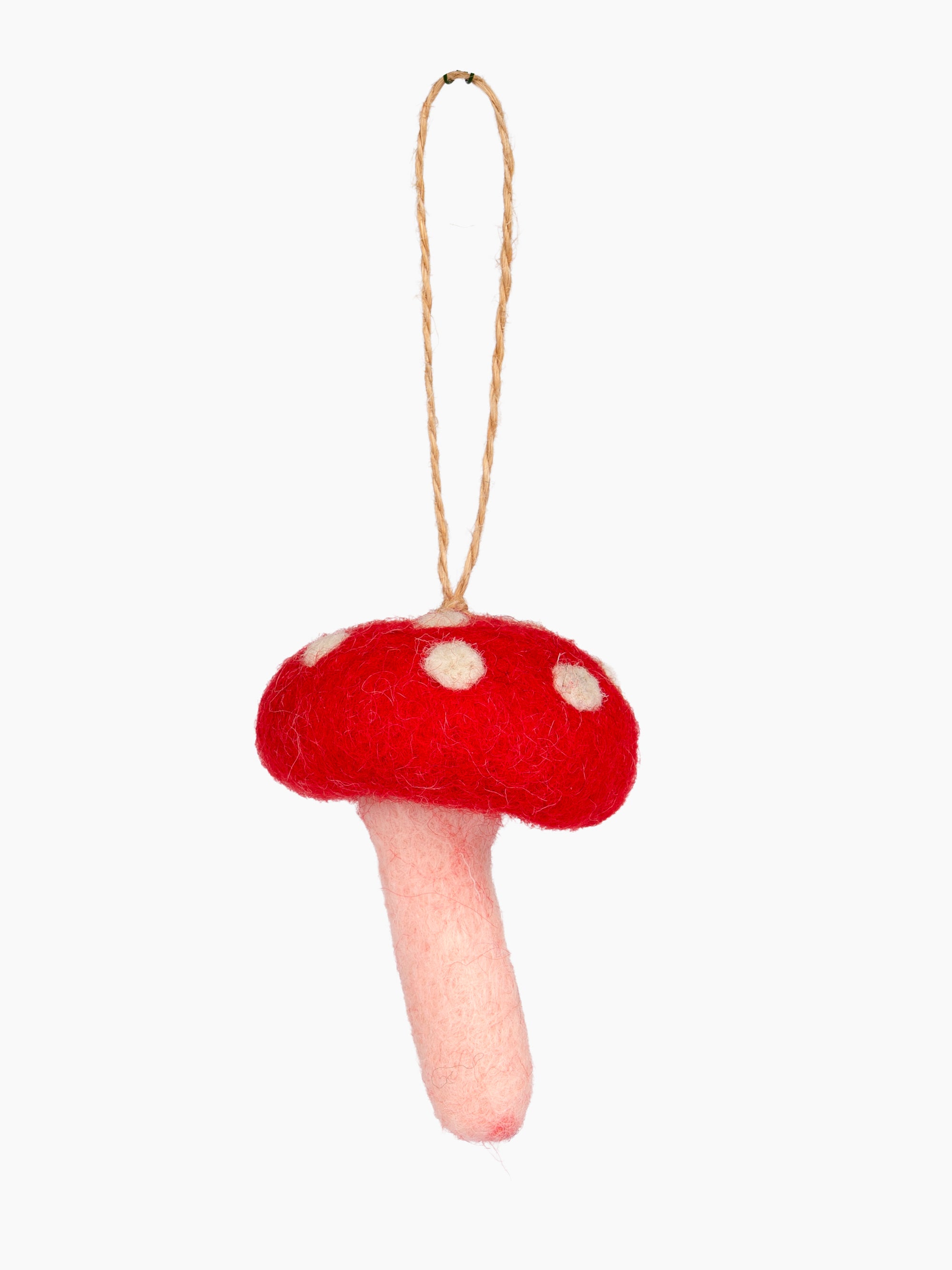 Felt Mushroom Ornament