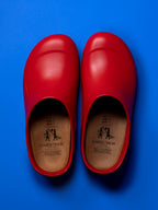 Italian Red Garden Clogs