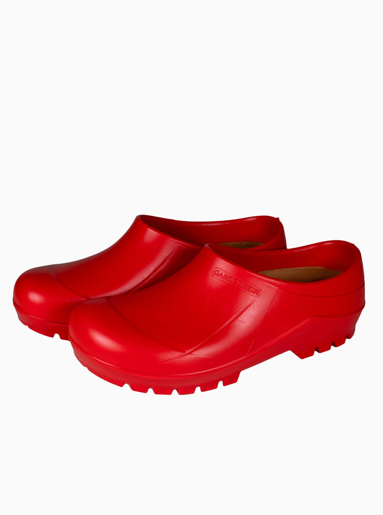 Italian Red Garden Clogs