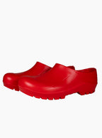 Italian Red Garden Clogs