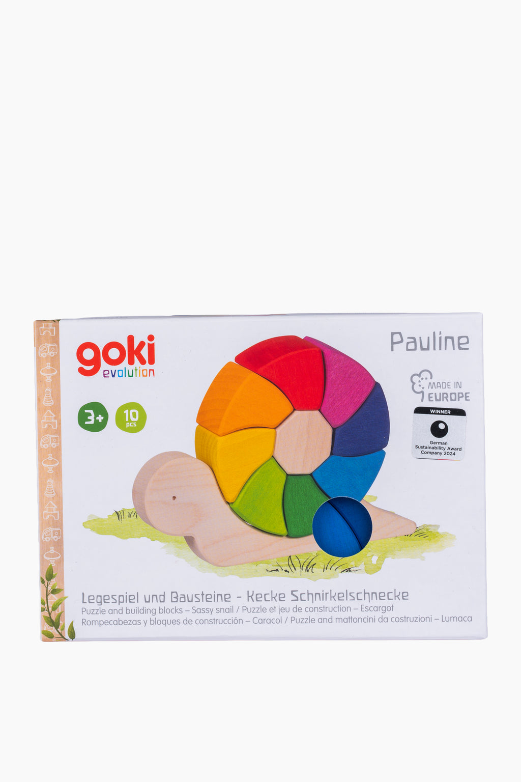 Sassy Snail Pauline | Puzzle and Building Blocks