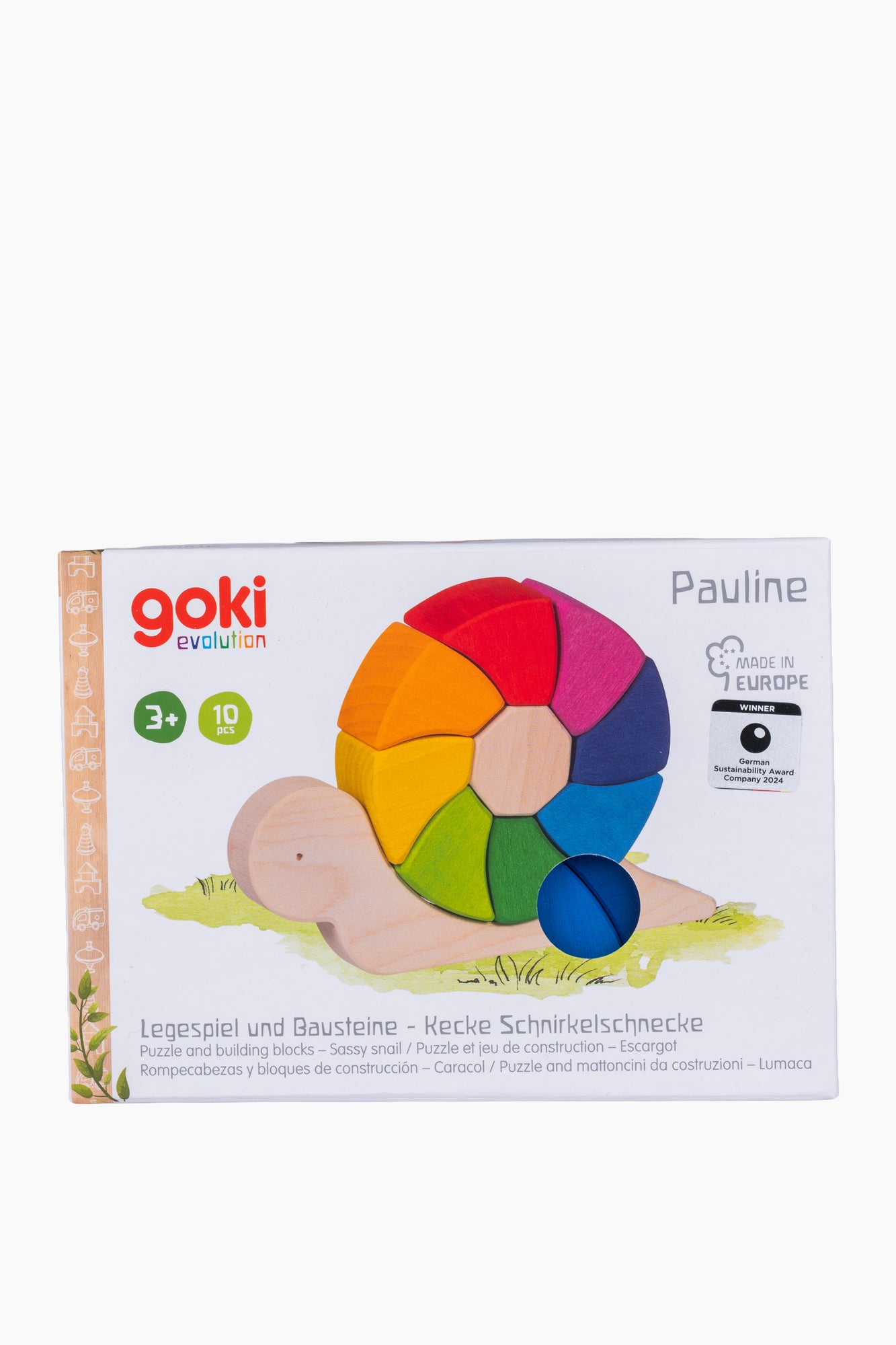 Sassy Snail Pauline | Puzzle and Building Blocks