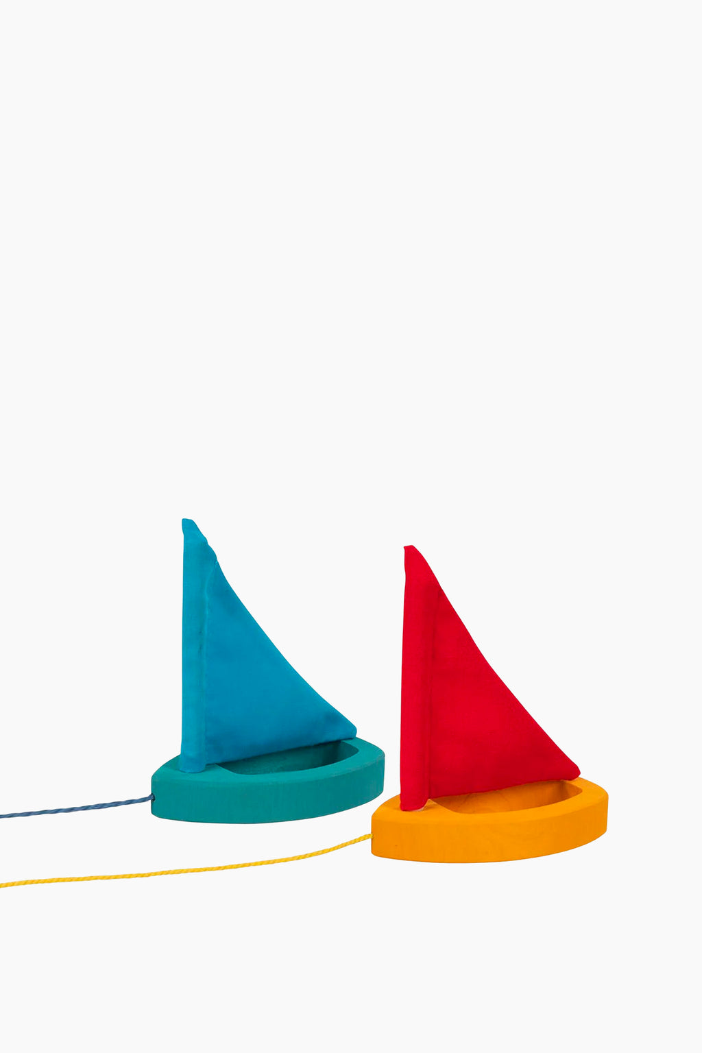 Wooden Puddle Sailboats