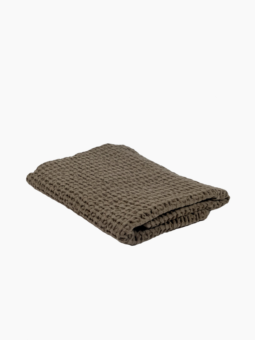 Olive Waffle Hand Towel