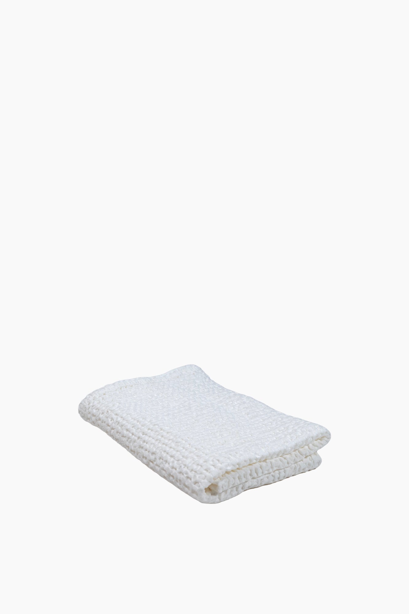 Cotton Waffle Towels | White