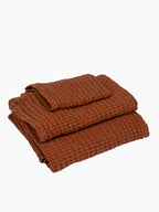 Cotton Waffle Towels | Terracotta