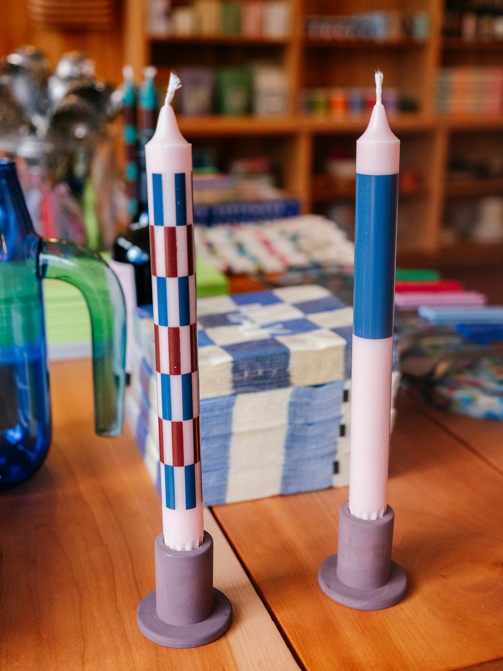 Concrete Tube Candleholder | 3 Colors