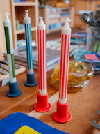 Pattern Taper Candle | 10 Colors