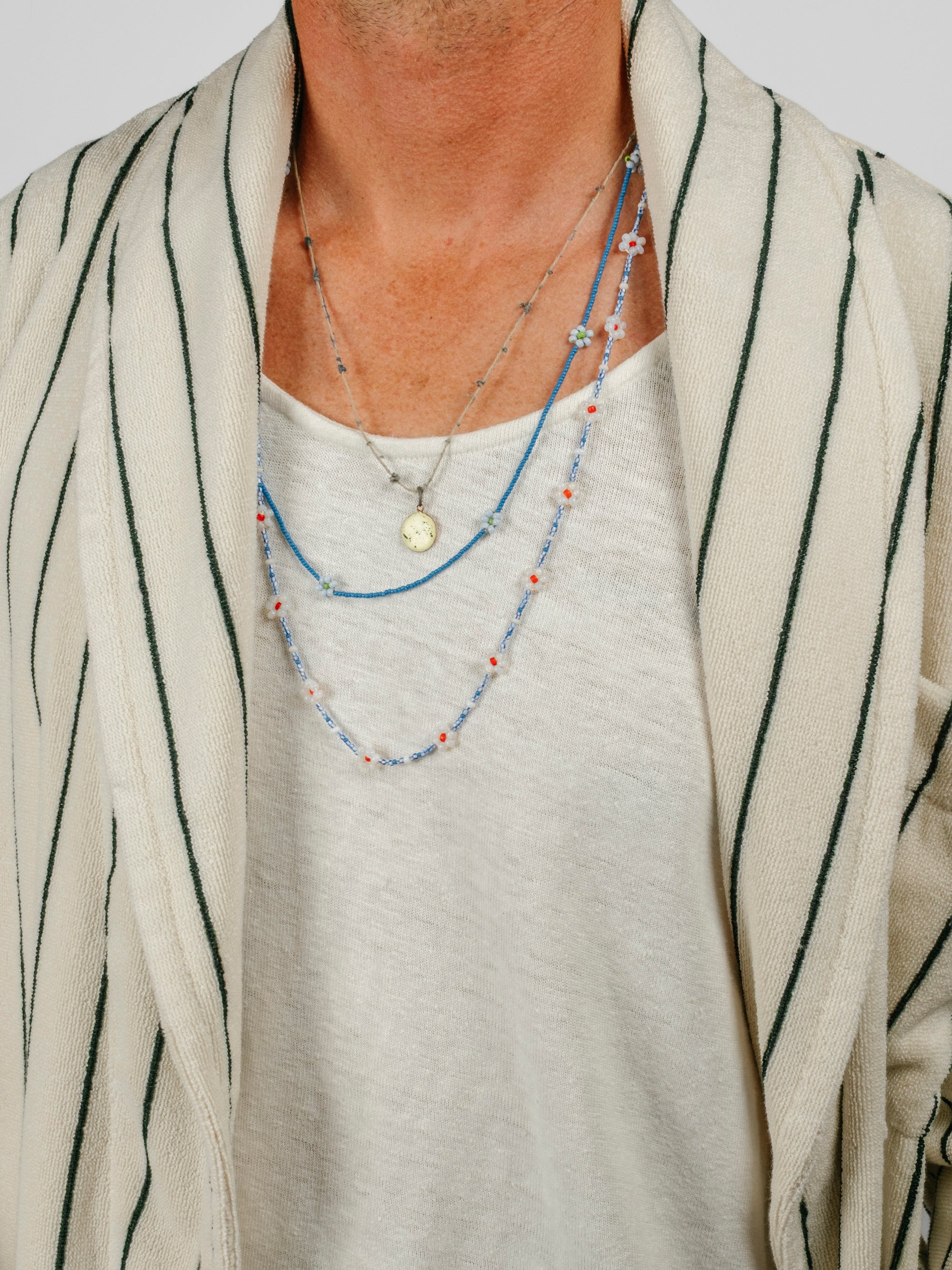 Vintage Beaded Daisy Chain | Long