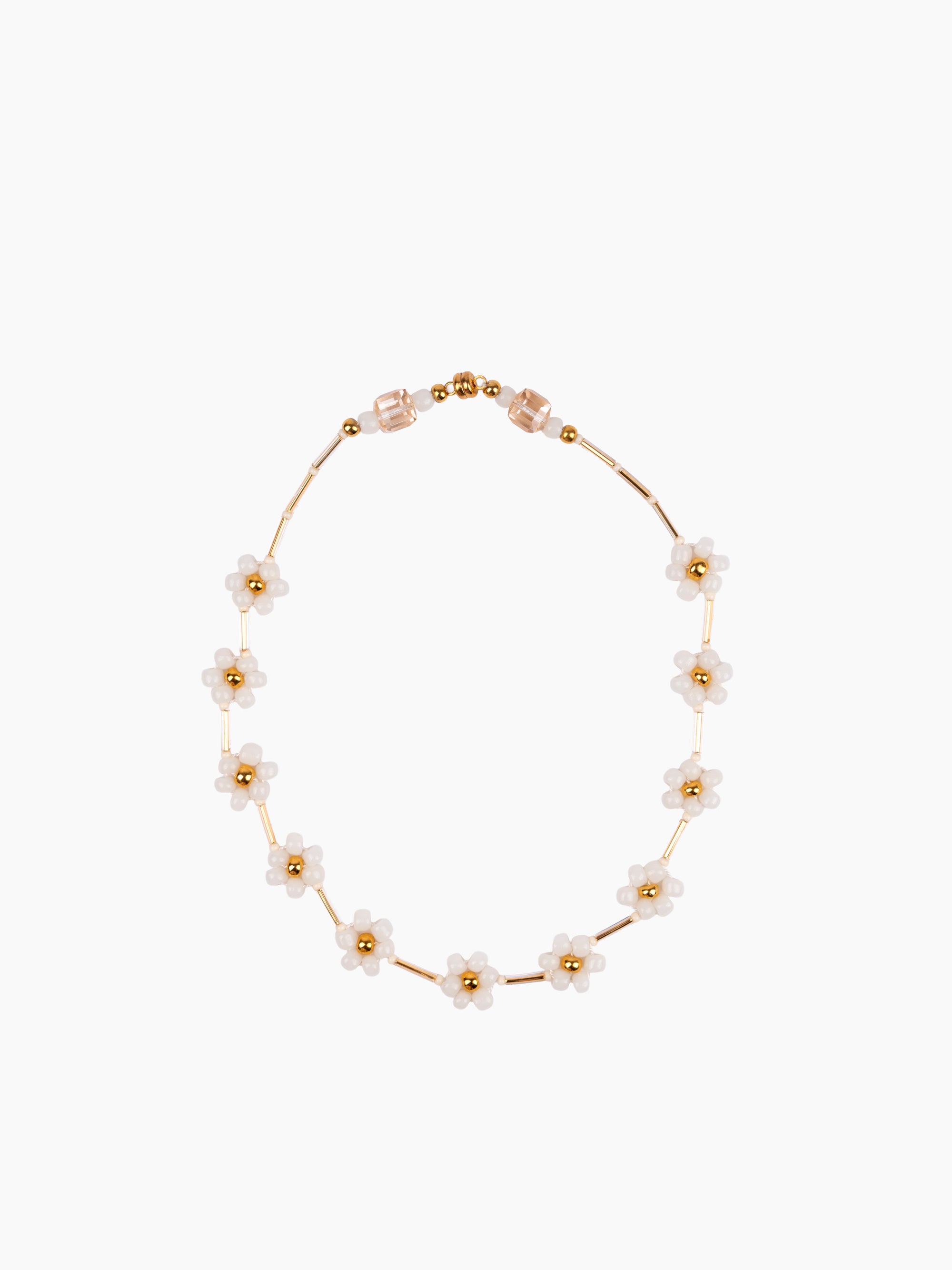 Vintage Beaded Daisy Chain | Short