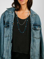 Vintage Beaded Daisy Chain | Long