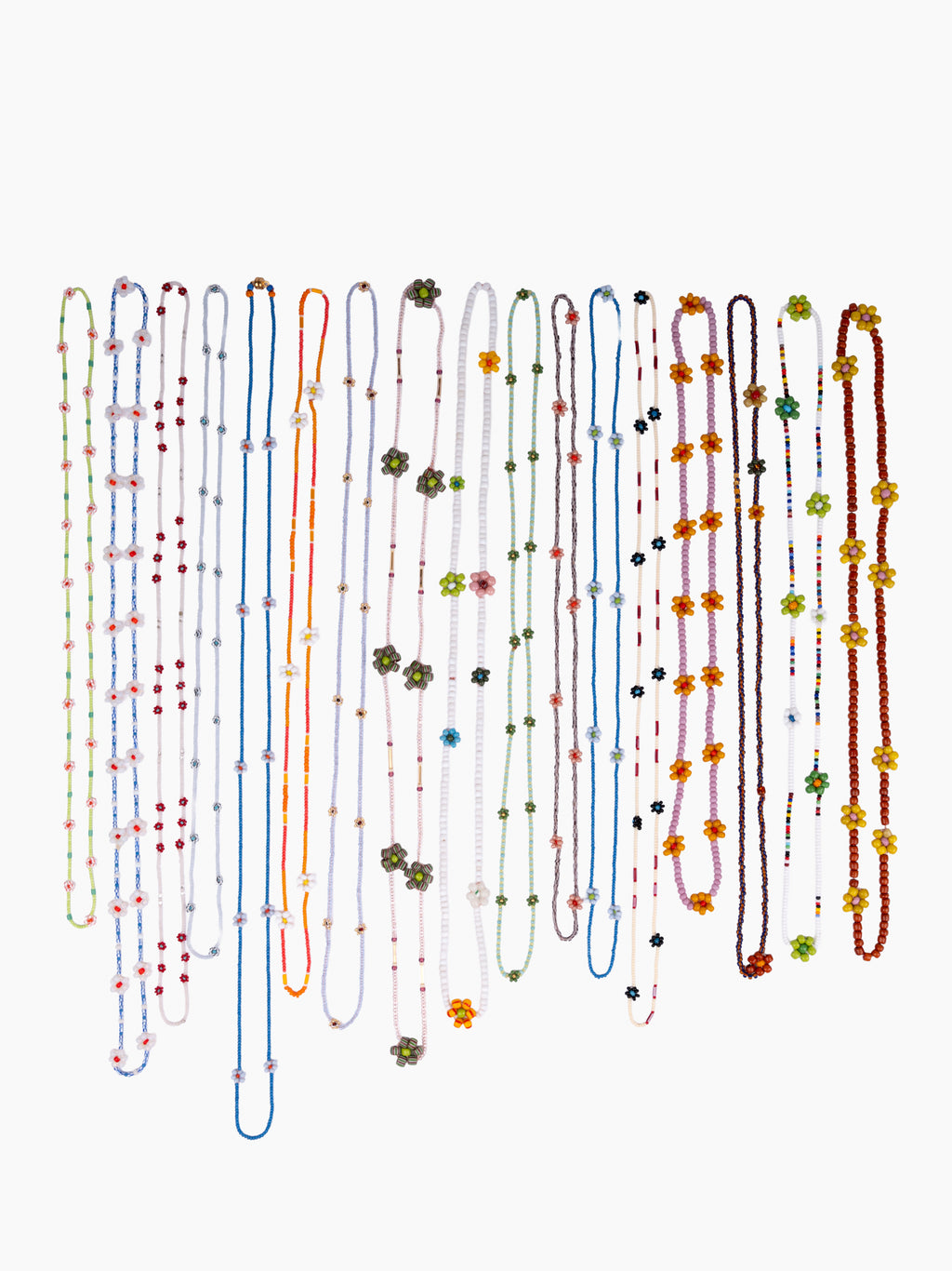Vintage Beaded Daisy Chain | Long