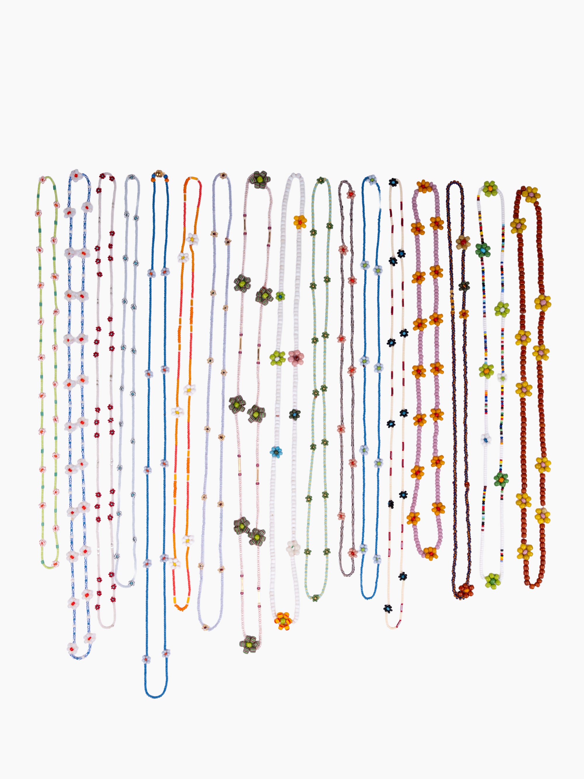 Vintage Beaded Daisy Chain | Long