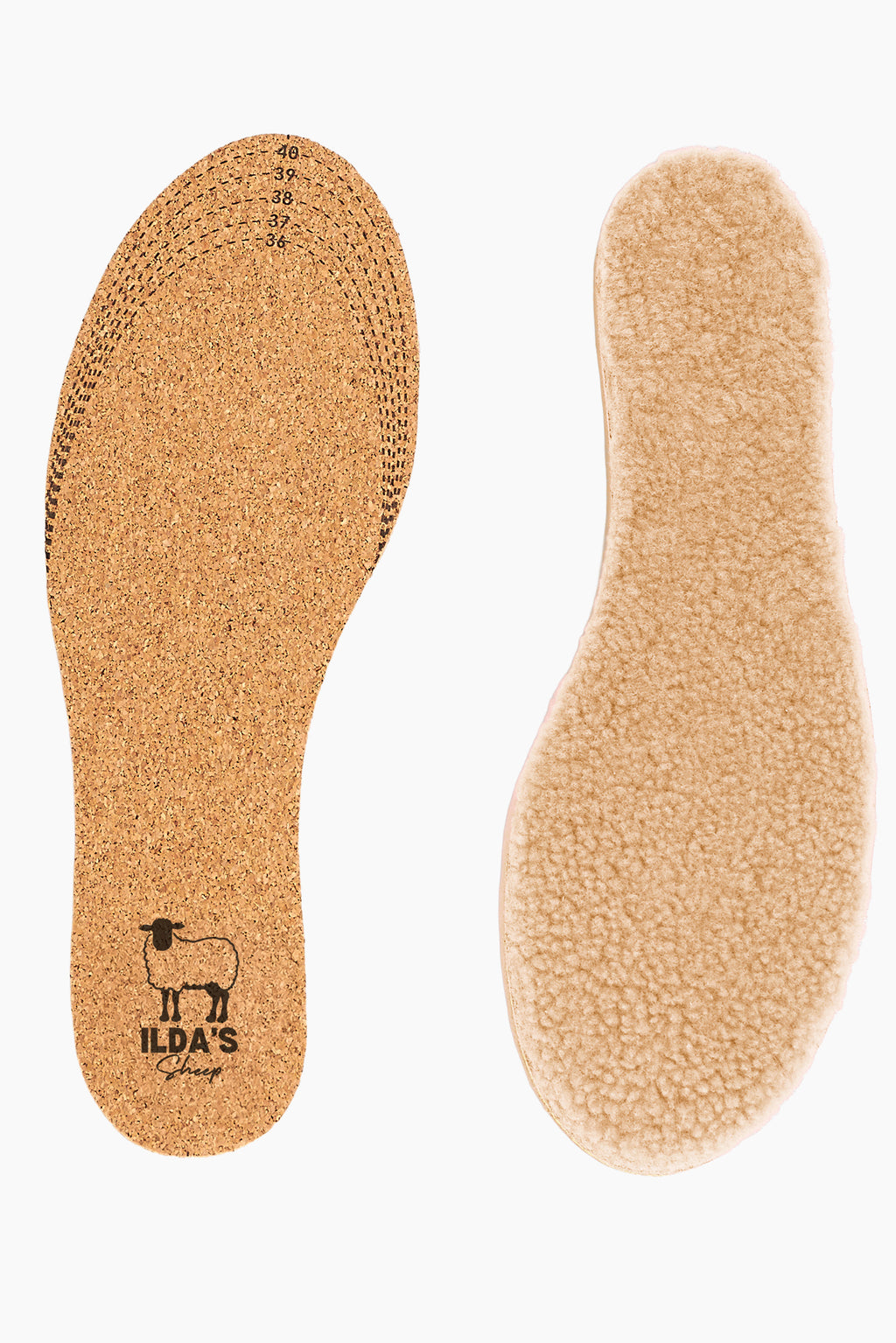 Sheepskin Insoles | Camel