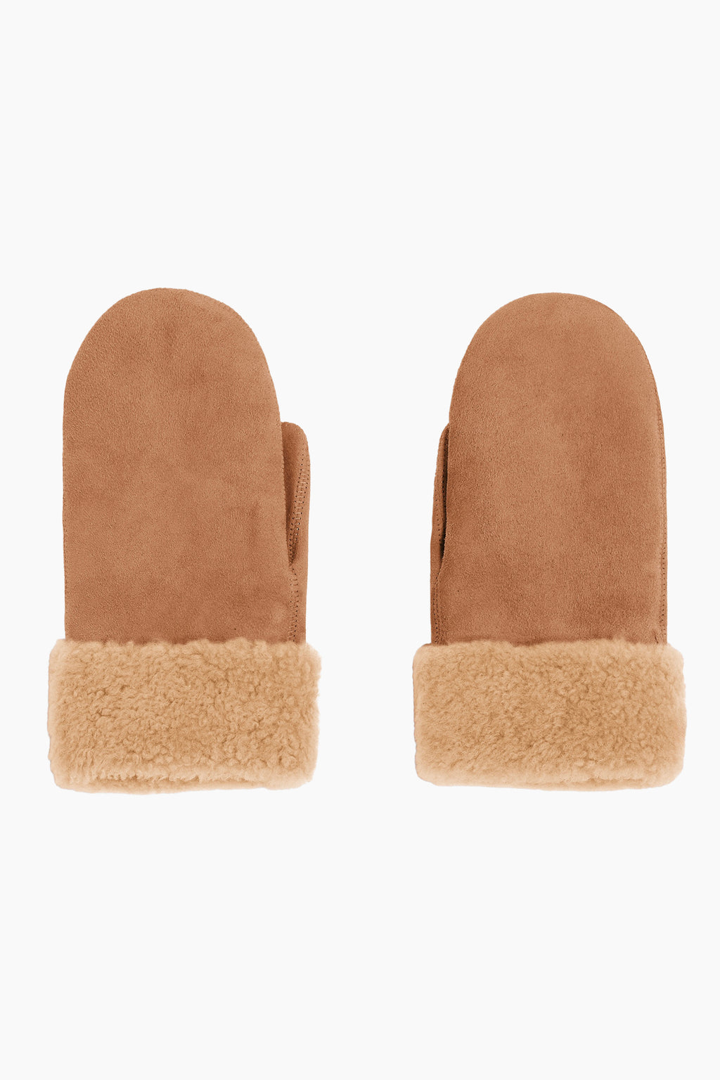 Sheepskin Mittens | Camel